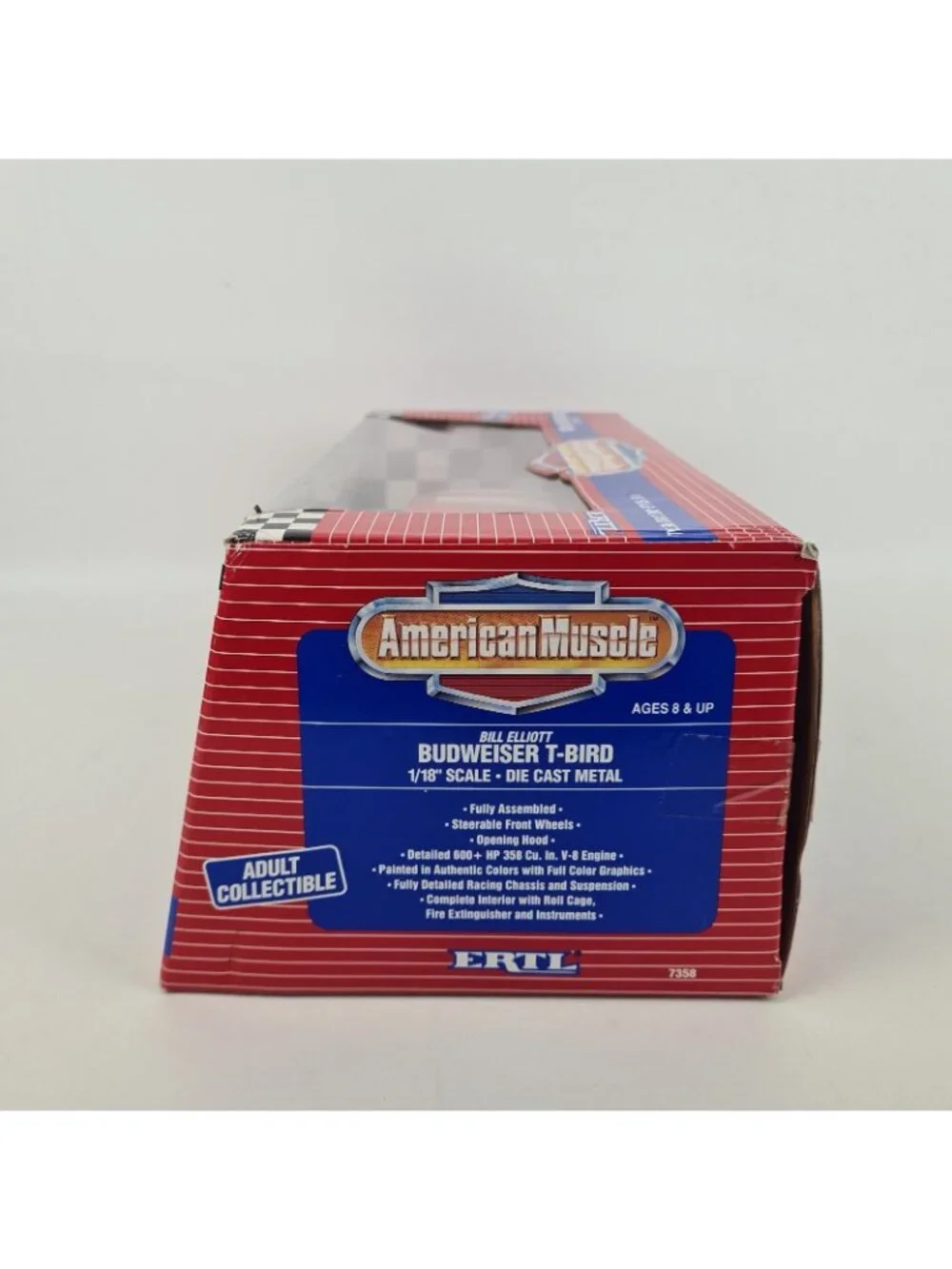 Set Of 3 ERTL American Muscle 1:18 DieCast #2 Wallace #11 Elliott #95 Green K3